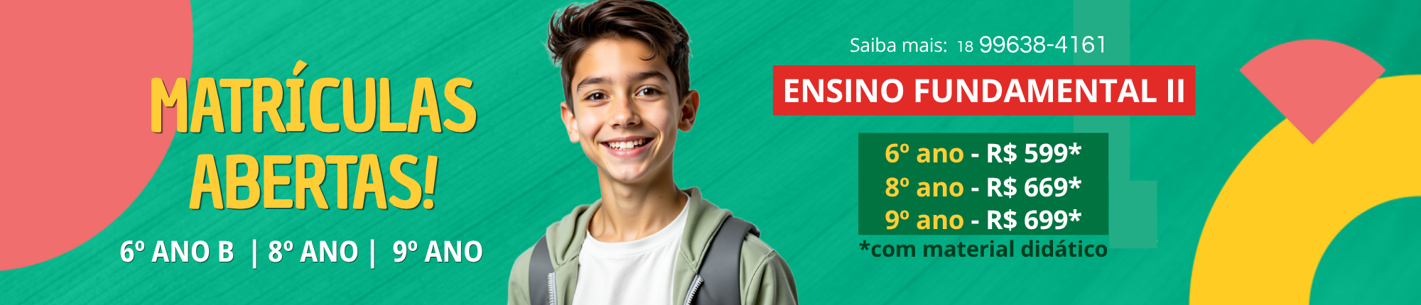 Matrícula - 6ºB + 9º ano