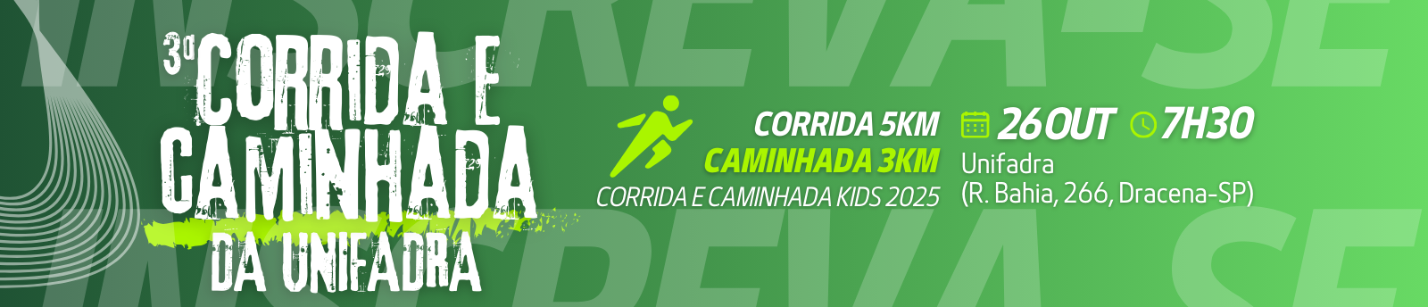 3ª Corrida e Caminhada da Unifadra